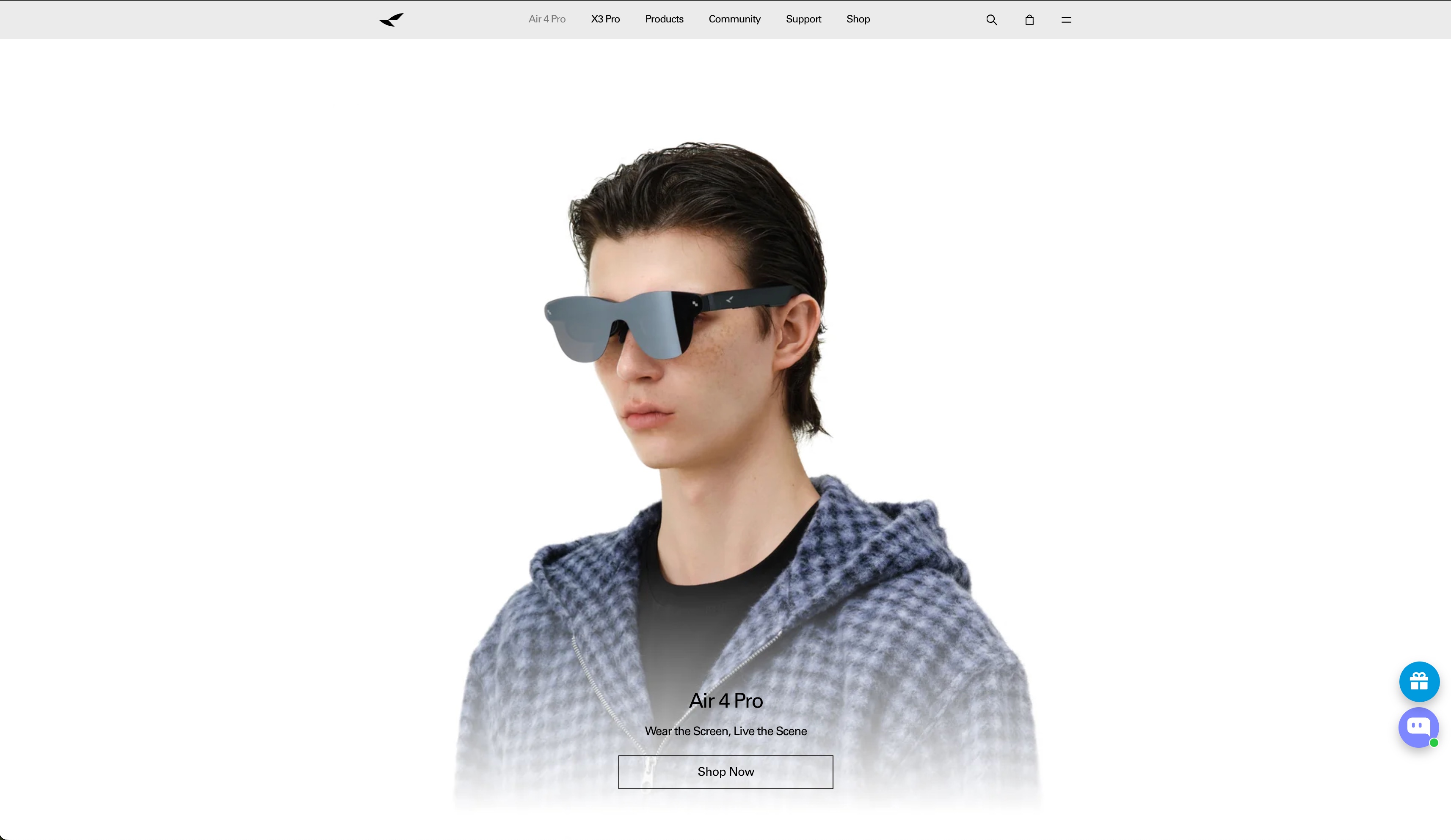 RayNeo Air 4 Pro marketing image